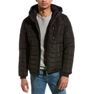 Noize Mens  Cameron-R Puffer Jacket, Black